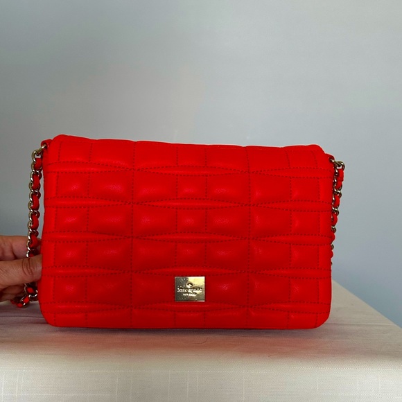 Kate Spade Quilted Leather Crossbody Bag - Picture 1 of 16